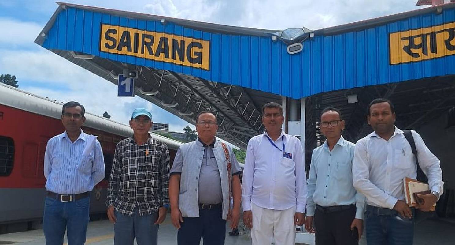 Thla ruk chhungin Sairang-ah Electric train tlantir hman tum