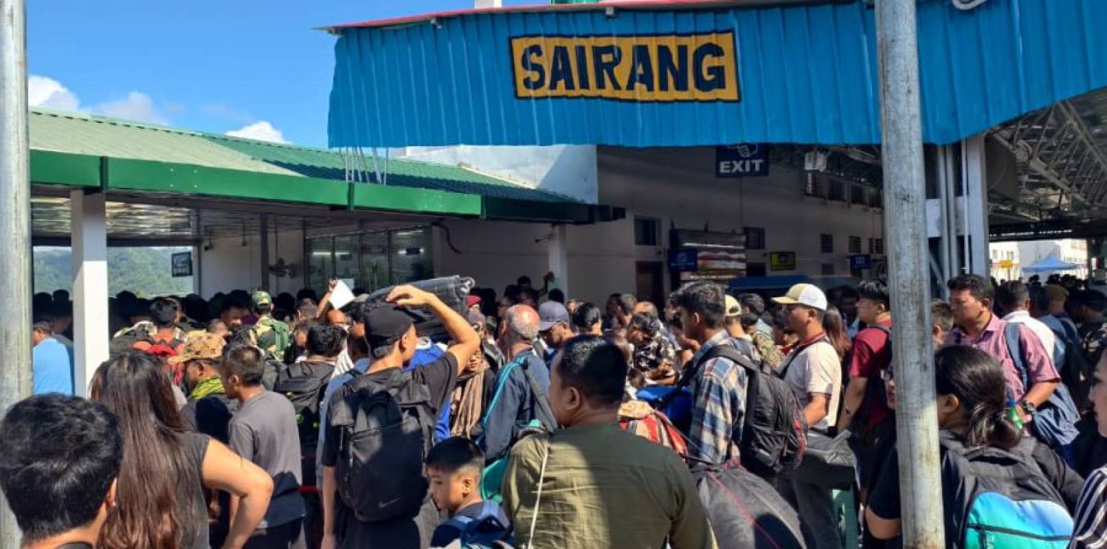 Rel station-a chhuahna gate ni hnih chhunga siam zo nghal turin thutlukna siam