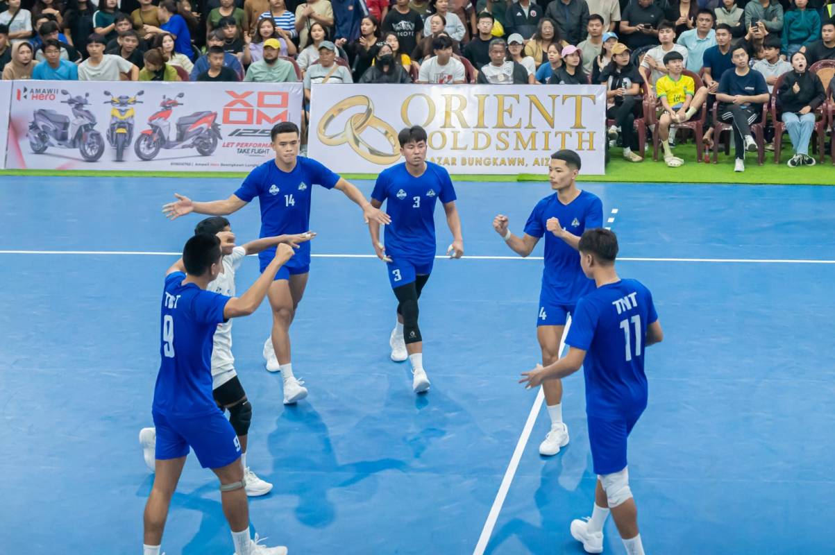 PRO VOLLEYBALL: Valbuanga leh mi dang tel lovin TNT-in team thar an din