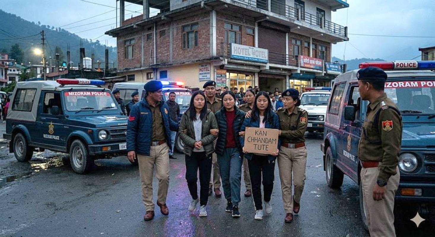 Mizoram Police leh WCD ten Uttarakhand atangin tih luihna-a inzawrh tir thin Mizo Hmeichhe panga chhanchhuak
