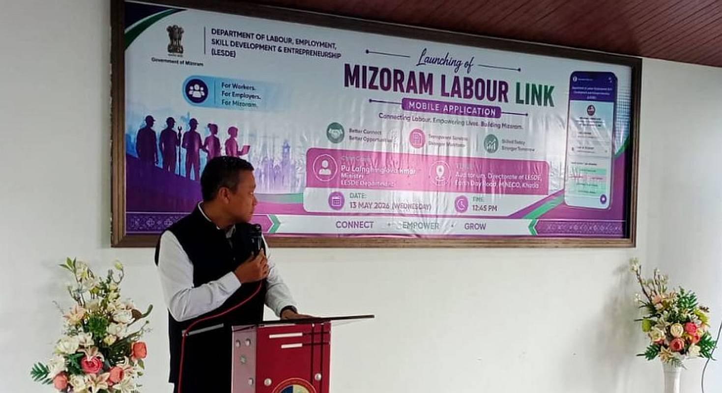Hnathawktu leh a ruaitute tan Mizoram Labour Link tlangzarh