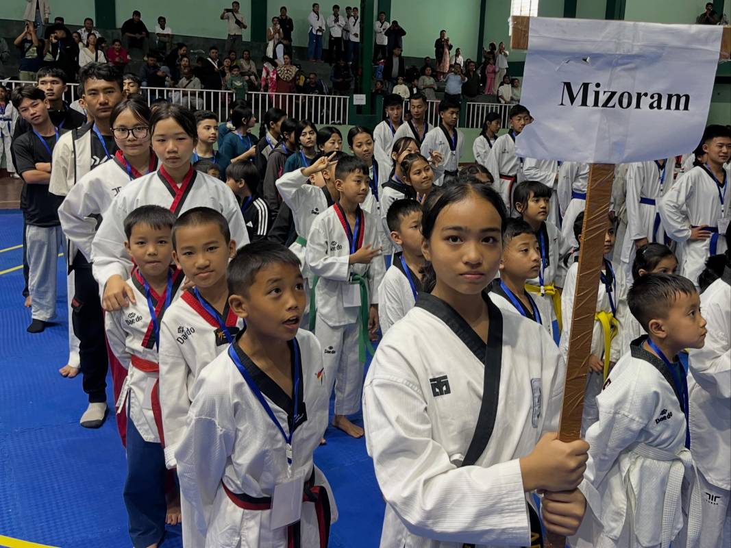 Meghalaya Open-ah Mizoram team-in medal 19 la