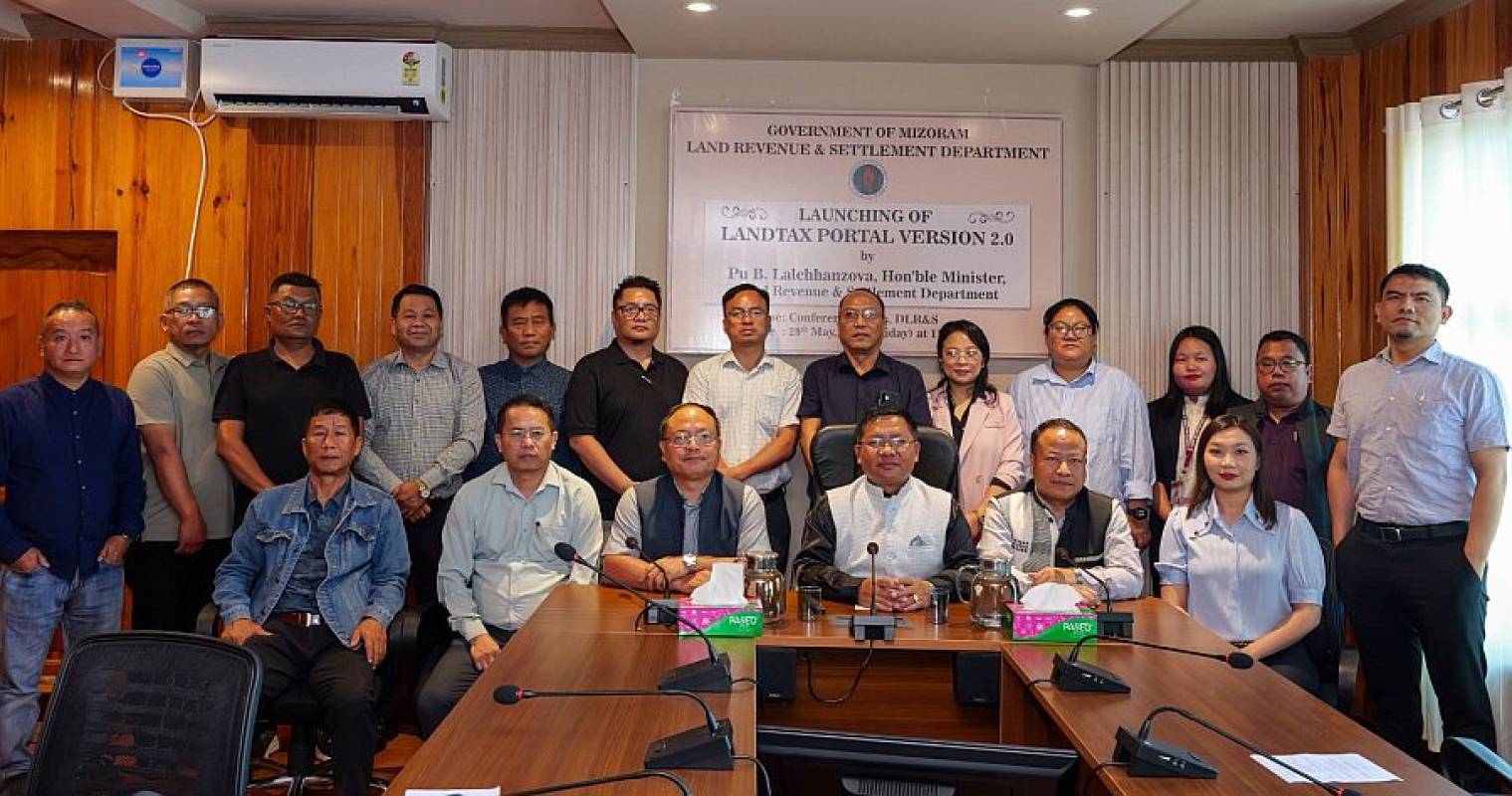 Land Revenue & Settlement Minister-in Online a chhiah pekna Portal hawng