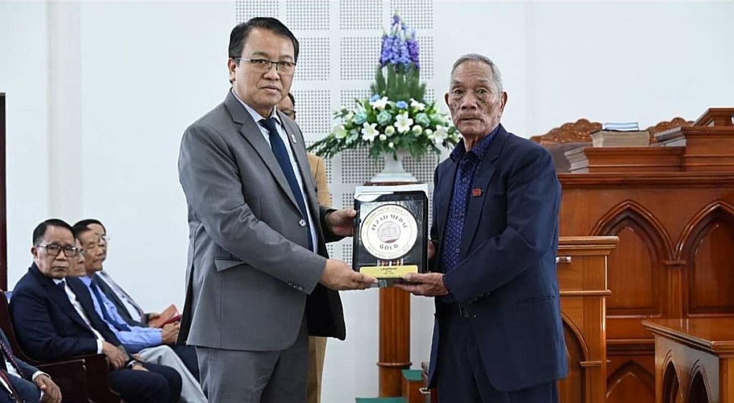 Kum 56 chhung Sunday School kaikim tawh Pi Zaii Gold Medal hlan