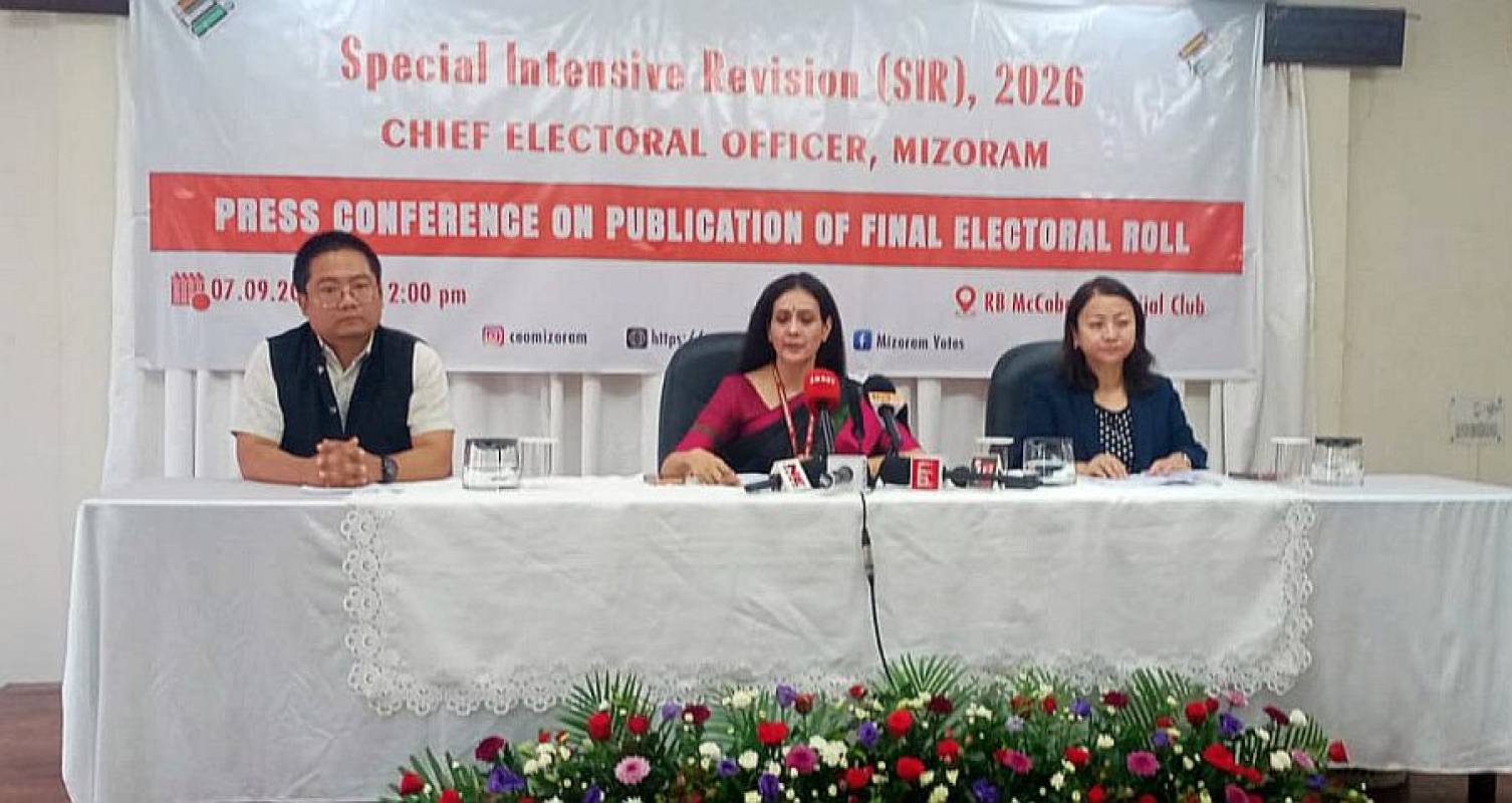 SIR 2026 final roll-ah Mizoram-ah voters 8,35,869 an awm || Transgender pakhat a awm